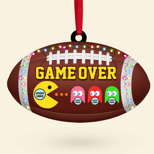 Game Over, Gift For Football Lover, Personalized Acrylic Ornament, Football Game Fan Ornament, Christmas Gift 02HTTI270923 - Ornament - GoDuckee