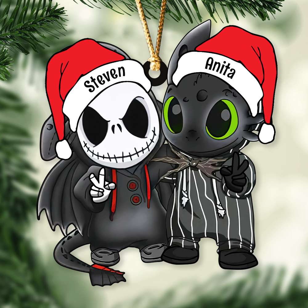 All Santa Hat - Gifts For Friends, Couple 02ACDT031023 Personalized Acrylic Ornament, Christmas Gifts - Ornament - GoDuckee