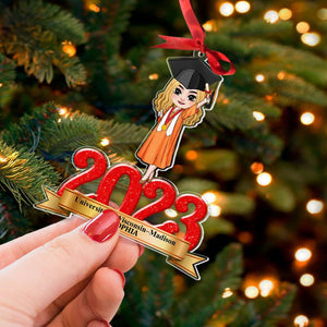 Graduation Personalized Acrylic Ornament, Gift For Friends - Ornament - GoDuckee