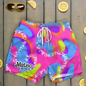 Personalized Couple Beach Shorts 05ACDT011223, Gift For Couple - Beach Shorts - GoDuckee