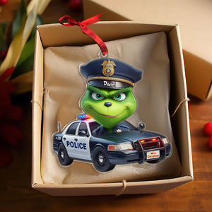 Personalized Gifts For Police Christmas Ornament 02ohti221124 - Ornament - GoDuckee