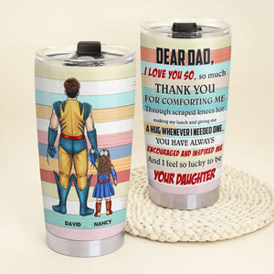 Dear Dad I Love You So, So Much 03acli040523tm Personalized Tumbler TT - Tumbler Cup - GoDuckee