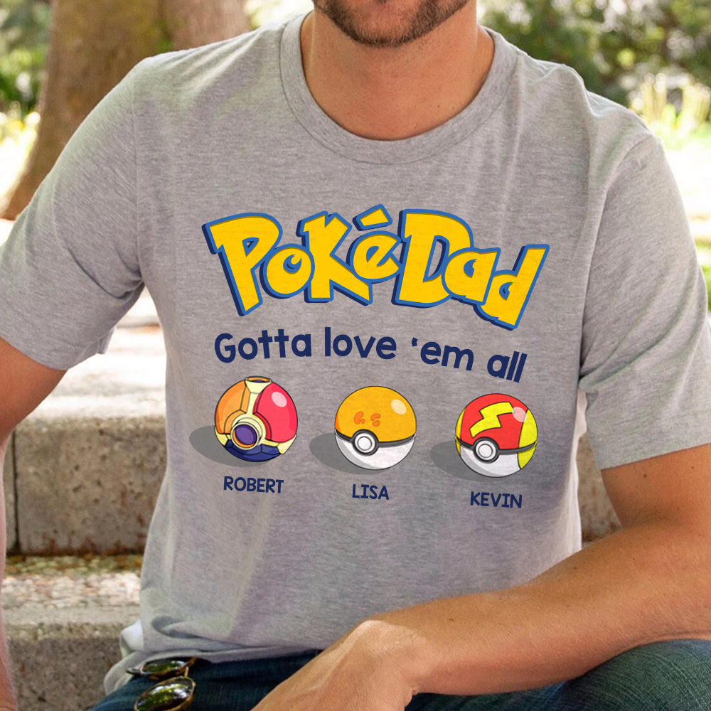 Family Gotta Love 'Em All 05ACDT290523 Personalized Family Dad Shirt Hoodie Sweatshirt - Shirts - GoDuckee