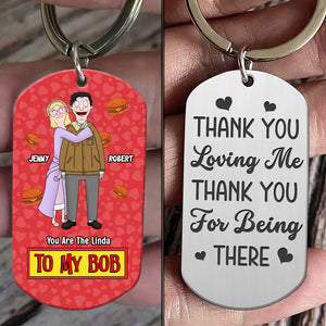 Personalized Gifts For Couple Keychain 02kati261224hg - Keychains - GoDuckee