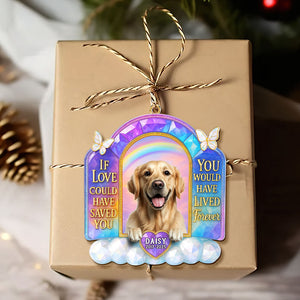Memorial Dog Ornament - Custom Photo Gifts For Dog Lovers 06nati160925 - Ornament - GoDuckee