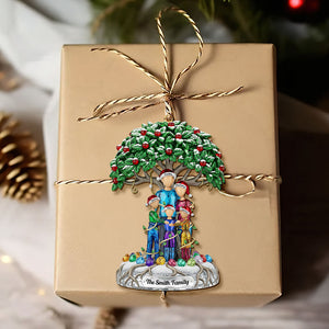 Family Tree Ornament - Personalized Gifts For Family 04huti240925 - Ornament - GoDuckee