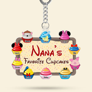 Personalized Gifts For Grandma Keychain 02ohti250225 - Keychains - GoDuckee