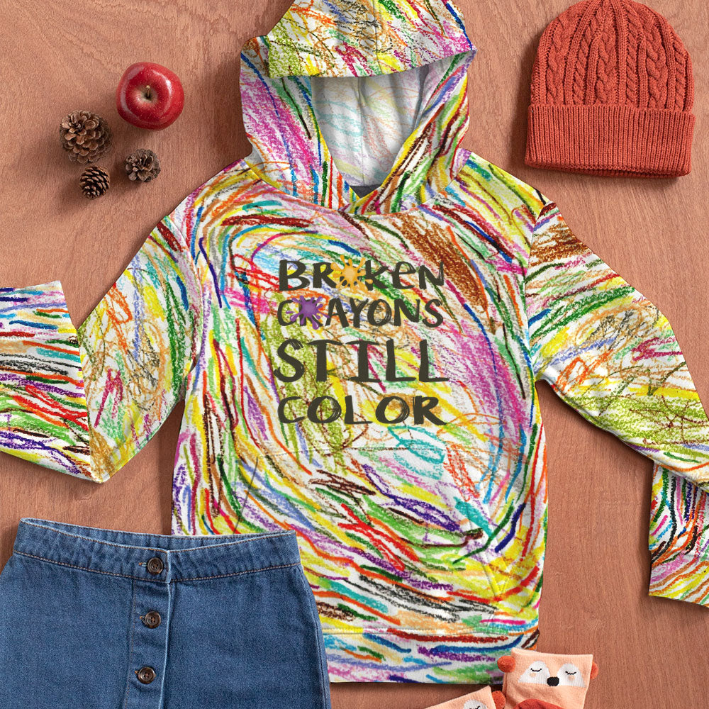 Broken Crayons Still Color All Over Print Shirt, Inspiring Shirt, Broken Crayons Shirts - AOP Products - GoDuckee