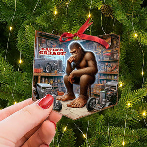 Personalized Big Foot Garage Christmas Ornament 03OHTI280924 - Ornament - GoDuckee