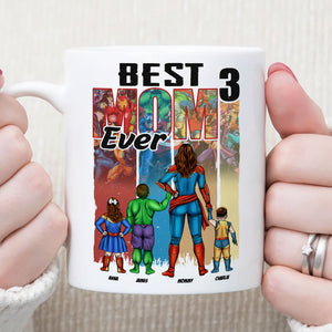 Personalized Gifts For Super Mom Coffee Mug Best Mom Ever 04OHTI190325PA - Coffee Mug - GoDuckee