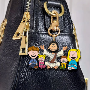 Personalized Gifts For Jesus Family Keychain 04ohti180125 - Keychains - GoDuckee