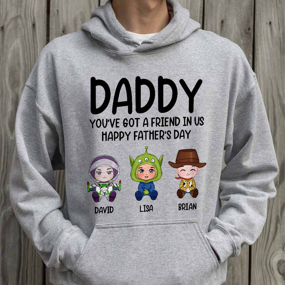 Happy Father's Day Gift 05HUDT080523TM Personalized Family Kids T-shirt, Hoodie, Sweatshirt - Shirts - GoDuckee