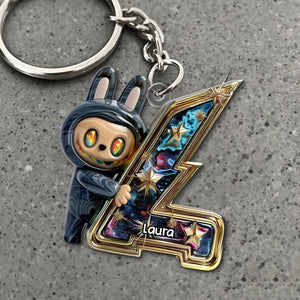 Monster Fans Keychain - Custom Letter Gifts 04tgti200625 - Keychains - GoDuckee