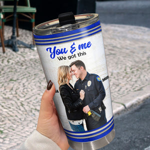 The Love Of My Life, Personalized Tumbler, Gifts For Couple - Tumbler Cup - GoDuckee