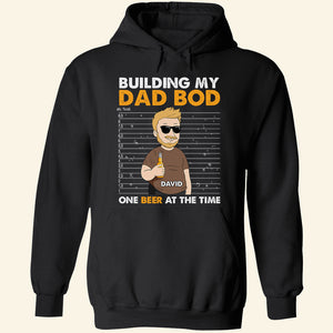 Personalized Dad Shirt Building My Dad Bod - Shirts - GoDuckee