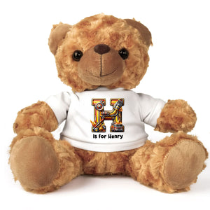 Custom Alphabet Gifts For Kids Bear With Shirt Firefighter Letter 04xqti140225 - Bear - GoDuckee