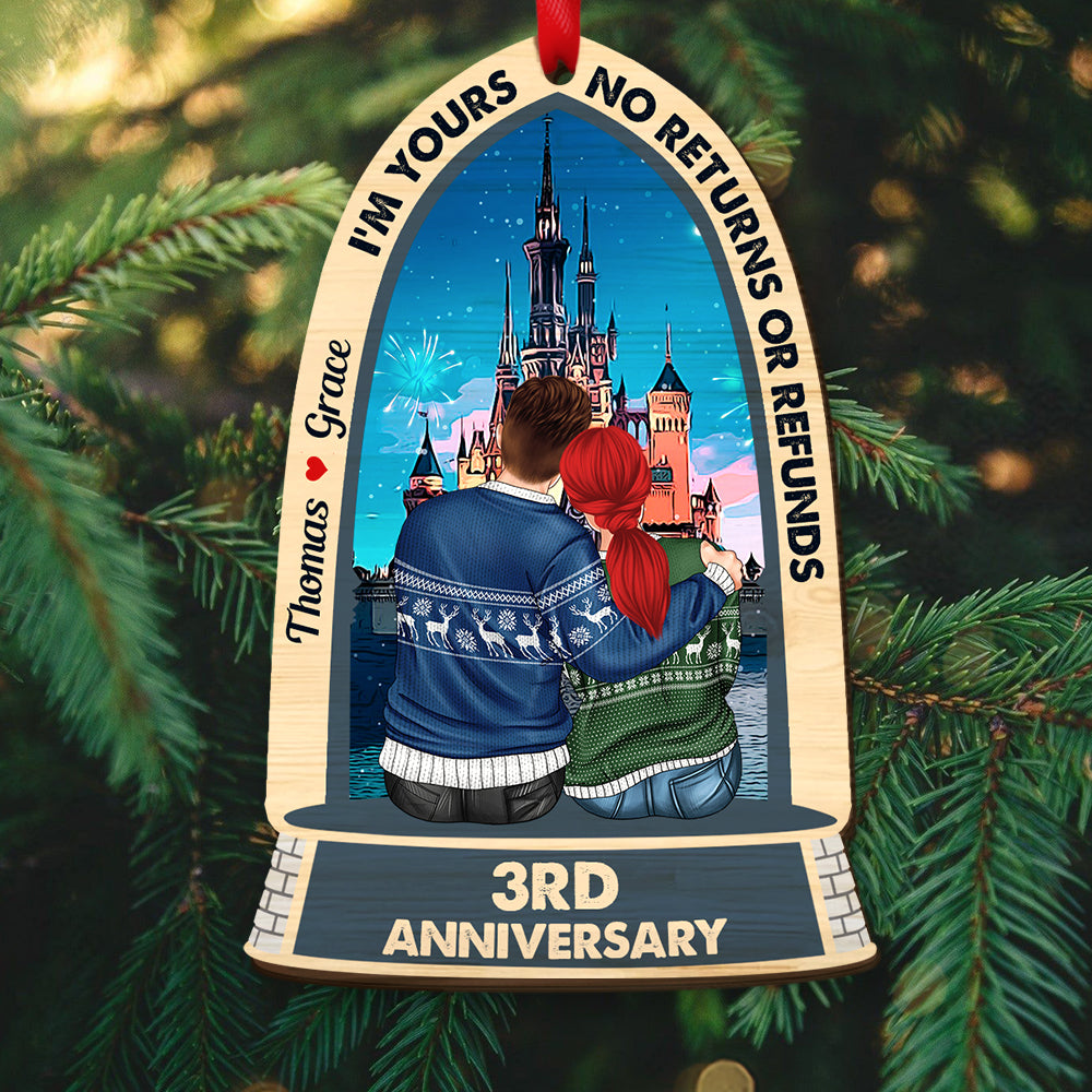 Personalized Wood Ornament 01ACDT300823TM Christmas Gifts For Couple - Ornament - GoDuckee