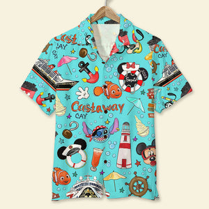 Cruise Couple Personalized Hawaiian Shirt - Summer Gift For Couple GZ-HW-05HUTI060723 - Hawaiian Shirts - GoDuckee