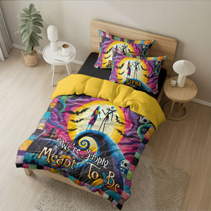 Personalized Gifts For Horror Couple Quilt Bedding Set 07tgti100125 - Blanket - GoDuckee