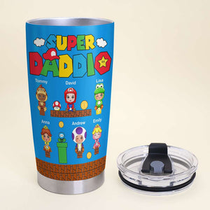 Gift For Father-Super Dad TT Personalized Tumbler Cup 7DTDT130523 - Tumbler Cup - GoDuckee