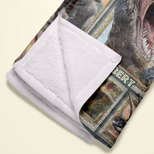 Personalized Gifts For Dinosaur Lover Blanket 03qhti271224 - Blanket - GoDuckee