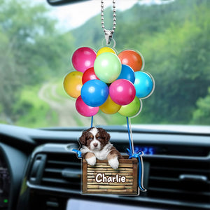 Custom Photo Gifts For Pet Lovers Car Ornament - Ornaments - GoDuckee