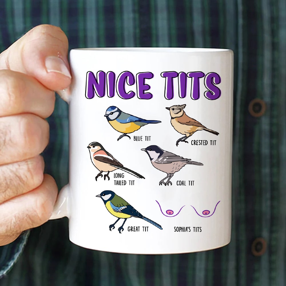 Nice Tits Personalized Funny Coffee Mug Gift For Lover - Coffee Mug - GoDuckee