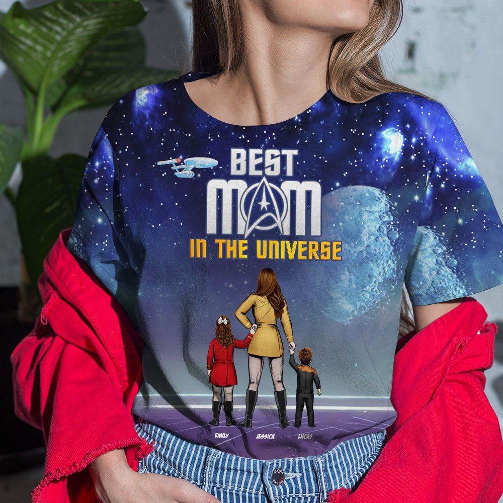 Personalized Gift For Mother 3D Shirt Best Mom At Universe 02OHTI160324HH - 3D Shirts - GoDuckee