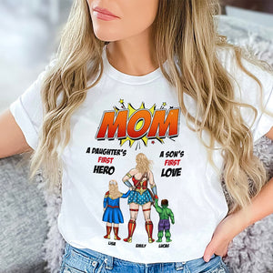 Personalized Gifts For Mom & Dad Shirt First Love 01HUTI220124PA - 2D Shirts - GoDuckee