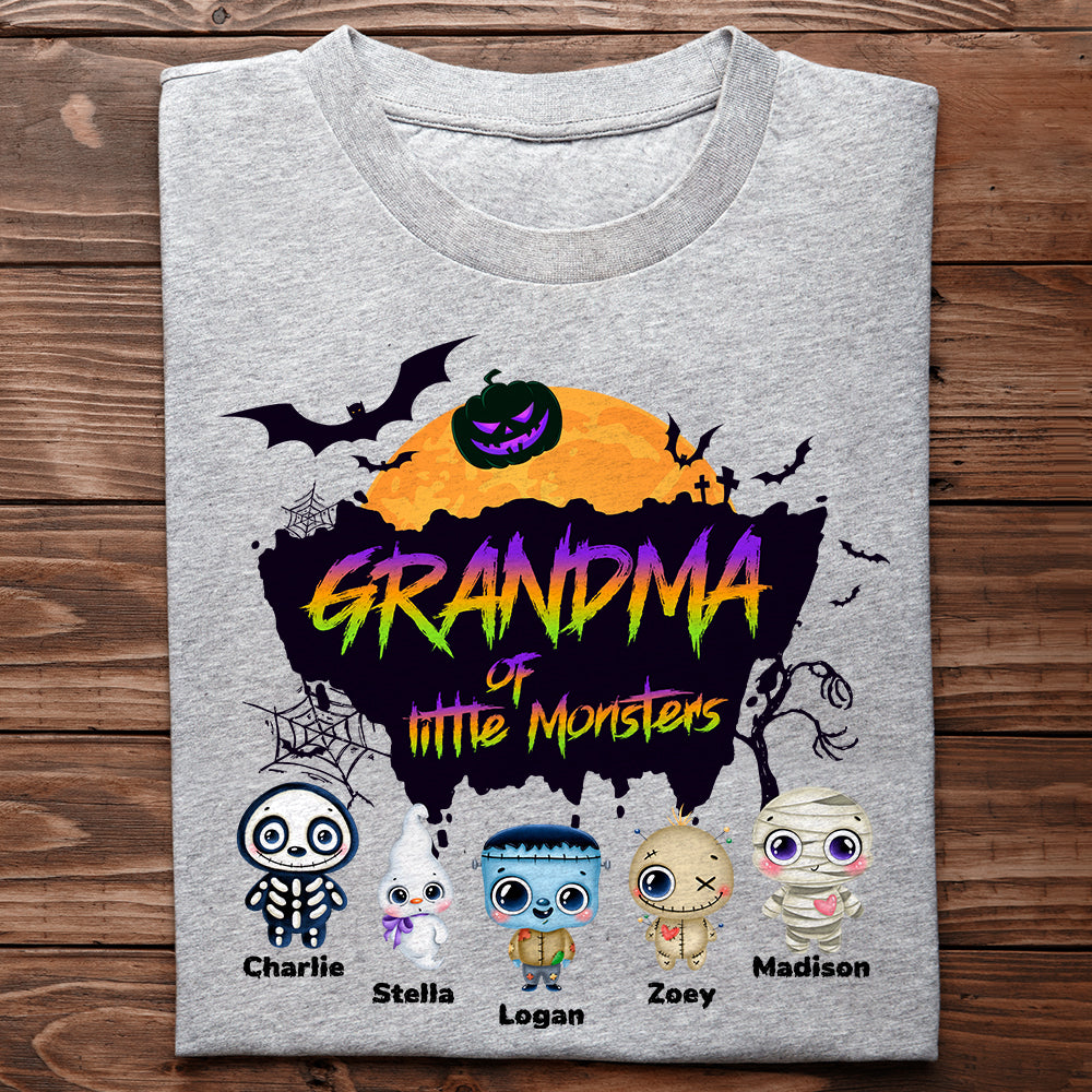 Family Of Little Monster, Personalized Shirt, Gifts For Family - Shirts - GoDuckee