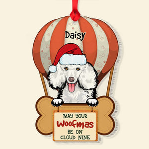 Hot Air Balloon Dog, Personalized Ornament, Gift For Gift For Dog Lovers - Ornament - GoDuckee