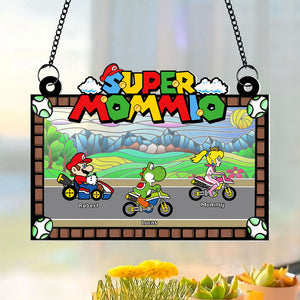 Personalized Gift For Mom Suncatcher Window Hanging Ornament 04NATI240424 Mother's Day - Ornaments - GoDuckee