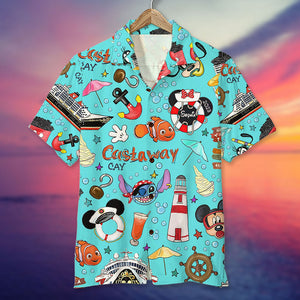 Cruise Couple Personalized Hawaiian Shirt - Summer Gift For Couple GZ-HW-05HUTI060723 - Hawaiian Shirts - GoDuckee
