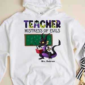 Teacher Evil-Personalized Shirt-Gifts For Teacher-02qhdt040723 - Shirts - GoDuckee