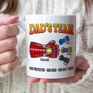 Dad's Team Personalized Mug TT-03NATI170523HA - Coffee Mug - GoDuckee