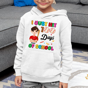 Personalized Gifts For Baseball Kid Shirt 100 Days Of School 02kati040125hg - Shirts - GoDuckee