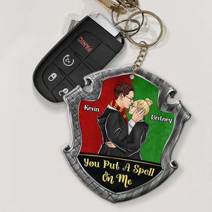 Witch and Wizard Couple Keychains - Kissing Couple  - Goduckee 4