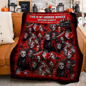 Gift For Horror Movie Fan, Personalized Blanket, Custom Name Villain Blanket 01HUTI200723 - Blanket - GoDuckee