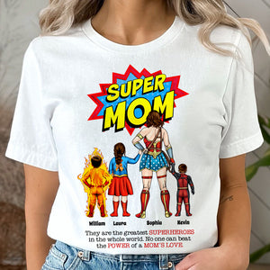 Personalized Gifts For Mom Shirt Power Mom 05HUDT290324PA - 2D Shirts - GoDuckee