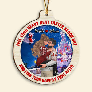 Sweet Couple 04OHDT251023DA Personalized Ornament, Christmas Gifts - Ornament - GoDuckee