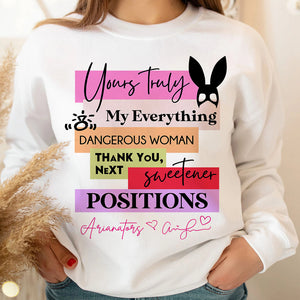 Gift For Music Fan My Everything, Personalized Shirt TT 04QHDT190623 - Shirts - GoDuckee