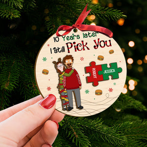 Personalized Gifts For Couple Christmas Ornament 02xqti071124hg - Ornament - GoDuckee