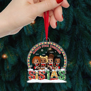 Always Stick Together, Gift For Friends, Personalized Acrylic Ornament, Black Sisters Ornament, Christmas Gift 03NATI060923HH - Ornament - GoDuckee