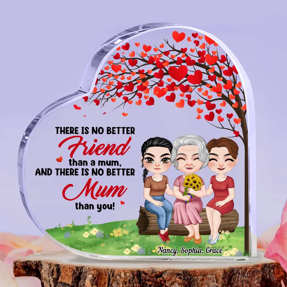 I Love You Mom, Personalized Acrylic Plaque, Gifts For Mom - Decorative Plaques - GoDuckee