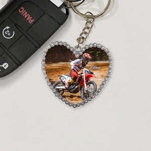 Custom Motorcycle Photo Keychain 02HUTI220623 - Keychains - GoDuckee