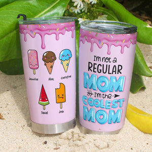 Personalized Gifts For Mom Tumbler Ice Cream Coolest Mom 02tohn120324 - Tumbler Cups - GoDuckee