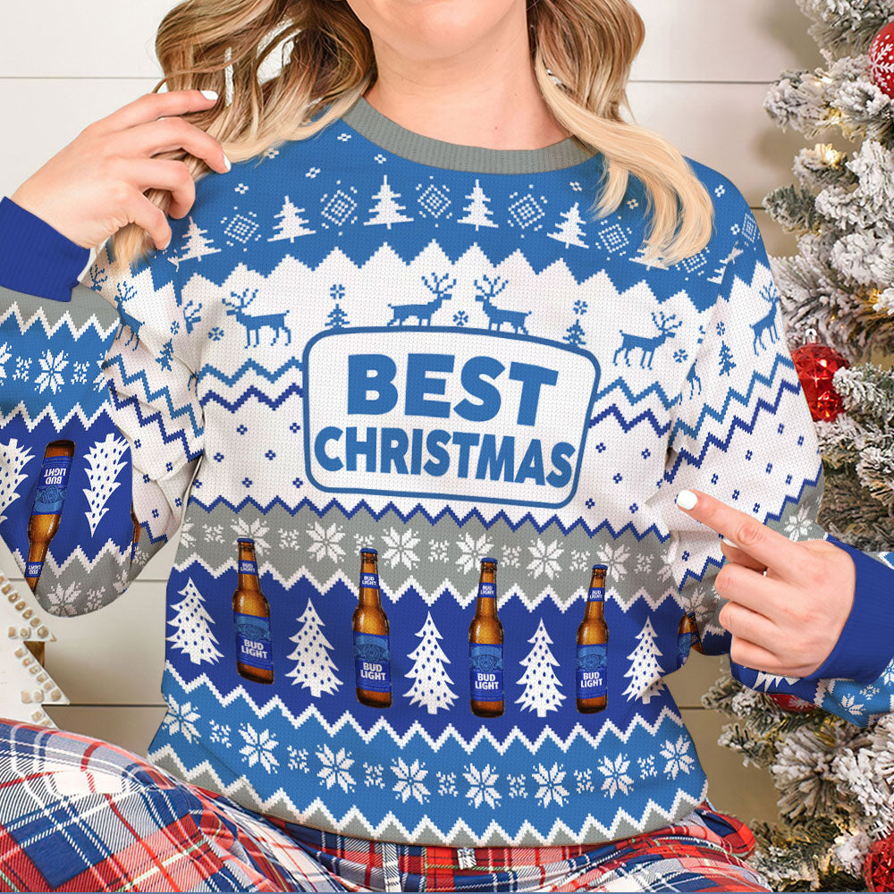 Personalized Christmas Gifts For Beer Lovers Ugly Sweater 01ohti240924 - Ugly Christmas Sweater - GoDuckee