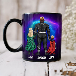 Black Father Personalized Mug Gift For Dad BLM-04HUTI100423 - Coffee Mug - GoDuckee