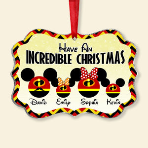 Christmas Gifts For Family 02OHDT271023 Personalized Medallion Ornament - Ornament - GoDuckee