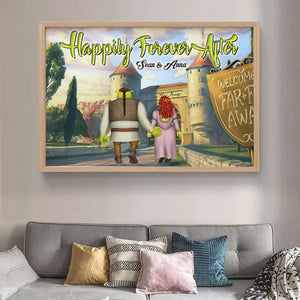 Happily Forever After, Gift For Family, Personalized Poster, Family Poster 04HTTI120623HH - Poster & Canvas - GoDuckee
